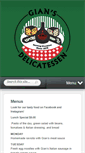 Mobile Screenshot of giansdeli.com